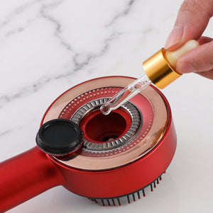Peigne Masseur Cuir Chevelu Électrique — Vibration & Lumière Apaisante